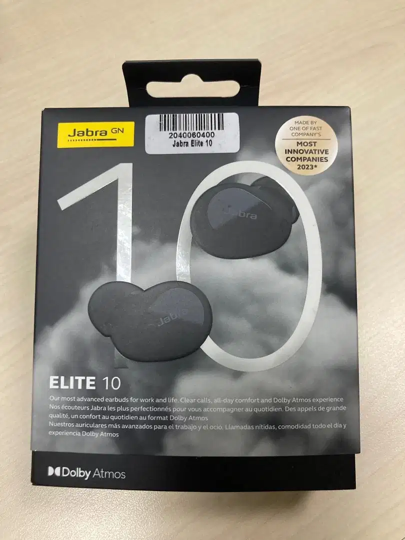 HEADSET TWS JABRA ELITE 10 MATT BLACK