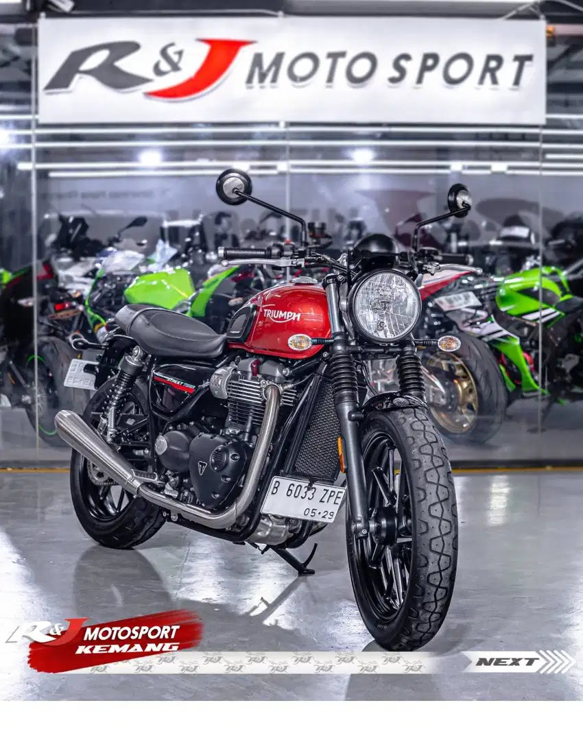 (BPKB & STNK) Triumph Street Twin 900 Nik 2019 KM 3000-an Best Offer