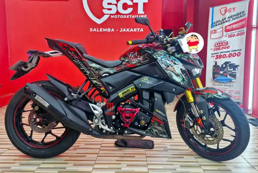 JualCpt 90%LikeNew KM16Rb PjkJun25 Modif 4Jt YAMAHA XABRE 2016