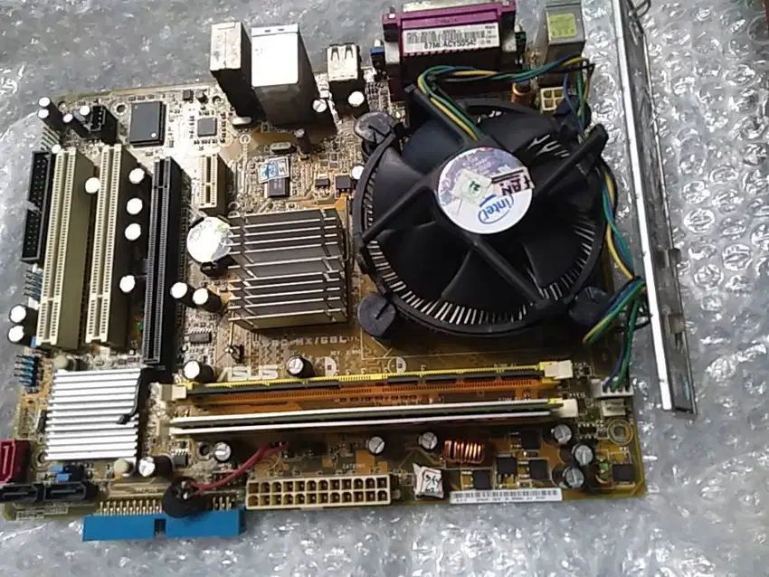 mobo asus p5gcmx+core2duo e7500 2.9ghz+ram ddr2 2giga