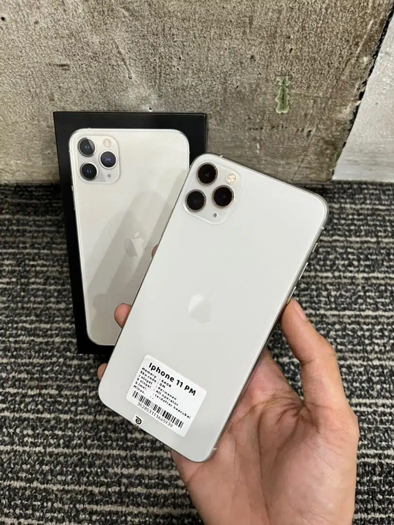 Iphone 11 promax 64gb second permanen terdaftar beacukai fullset