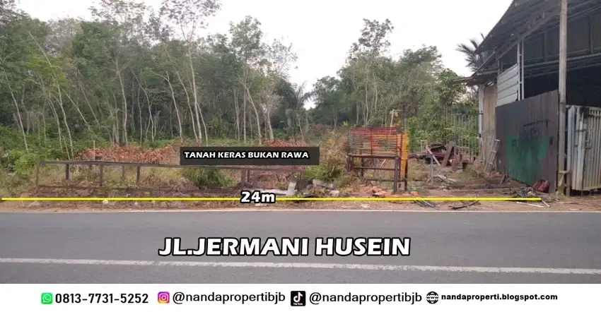 diskon 10.10 Tanah 3800m2 di kota amuntai dekat gardu induk