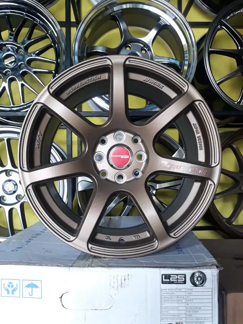 VELG WORK EMOTION R16×7/8 H4×100/114 YARIS,JAZZ,CITY,AVANZA,FREED,SWIF