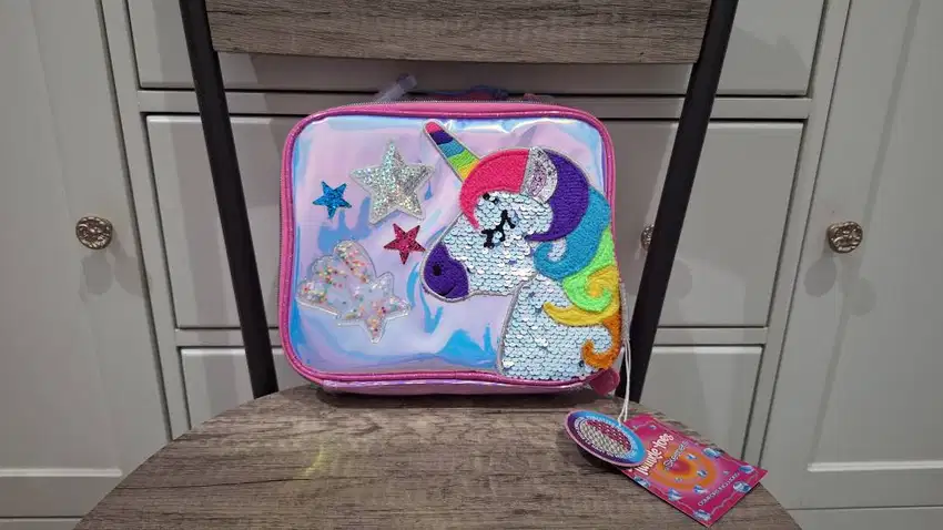 Lunch Bag Skechers - Twinkle Toes Unicorn Face Tas Makan Original