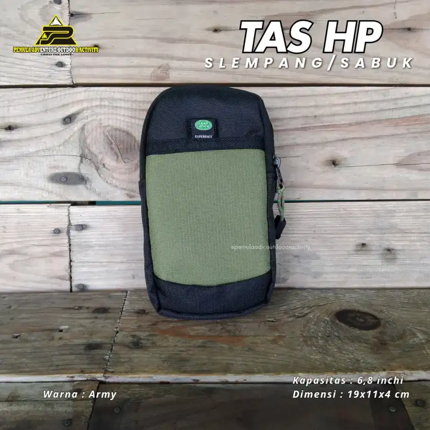 Tas HP Slempang / Tas HP Sabuk ROVER Army