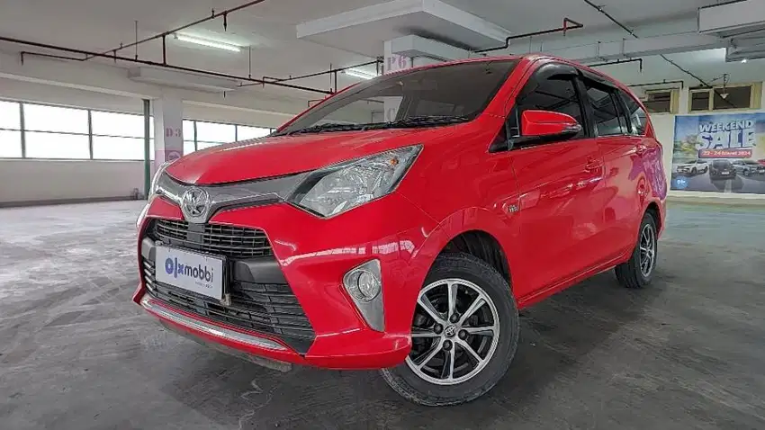 Pajak Panjang & Low KM TDP 5JT Toyota Calya 1.2 G Bensin-MT 2016 Merah