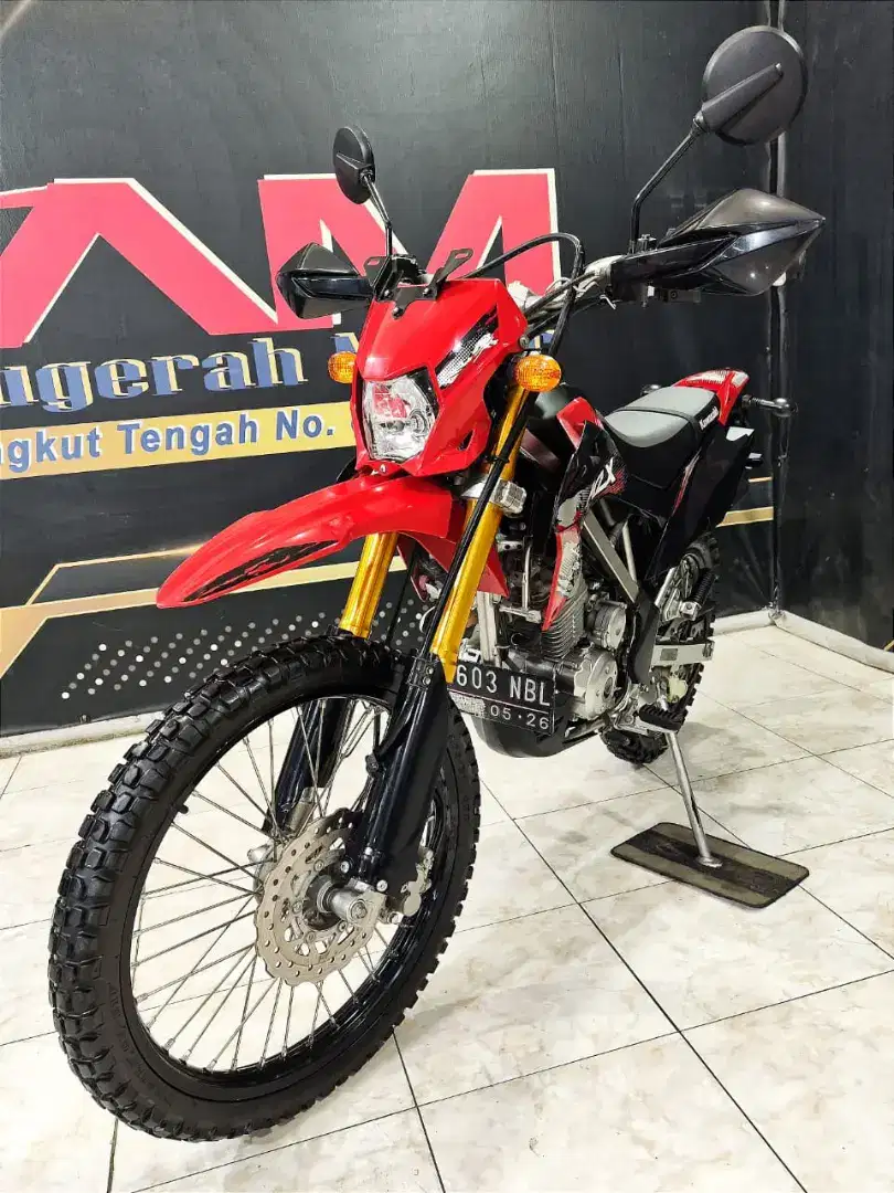 Kawasaki KLX 150 BF EXTREME RED TH 2021 NO MINUS SIAP PAKAI