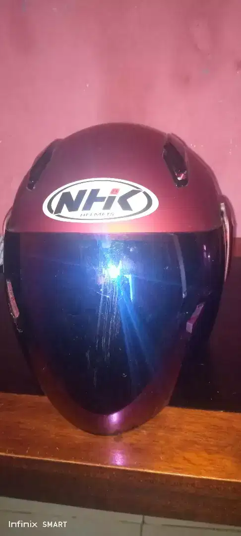 jual helm nhk merah NEGO