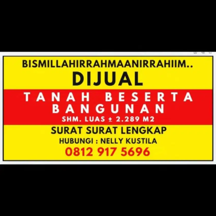 Dijual Tanah 2289m2