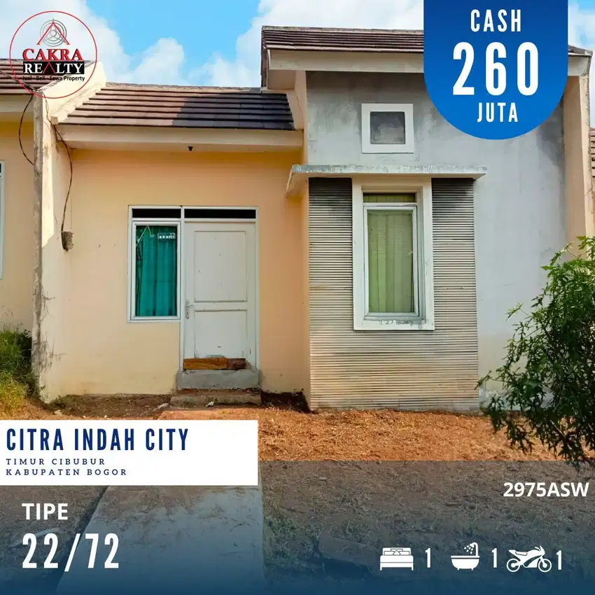 Rumah Bagus Nuansa Alam di Citra Indah City 2975ASW