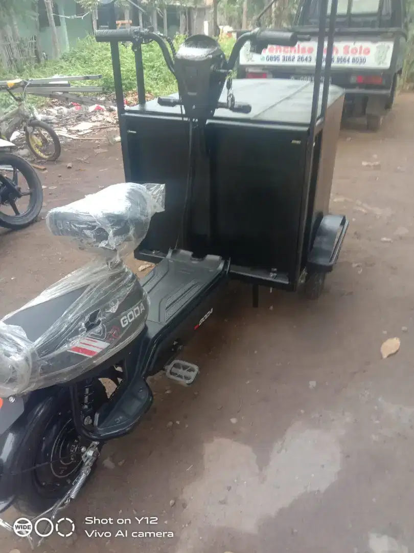 Gerobak sepeda listrik goda
