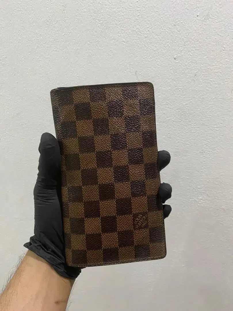 Dompet panjang louis vuitton damier ebene 2014 original (sale) net