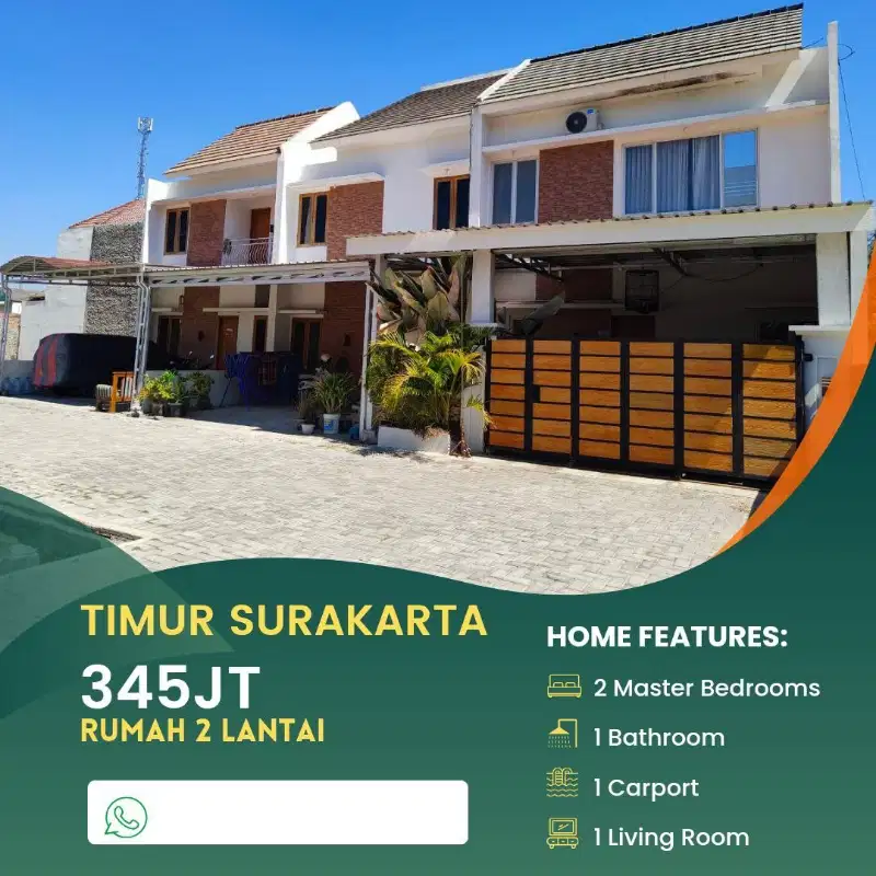 RUMAH MURAH TIMUR SURAKARTA