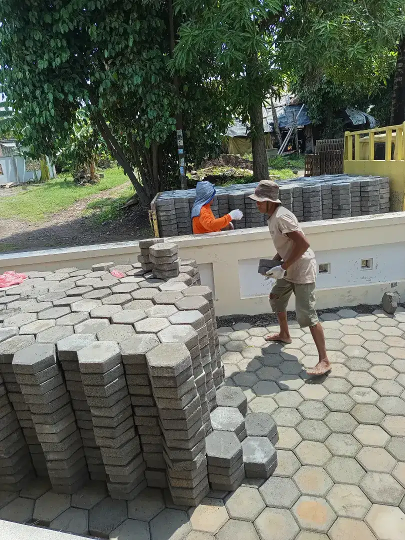 Paving segi-6 Manual Berkualitas