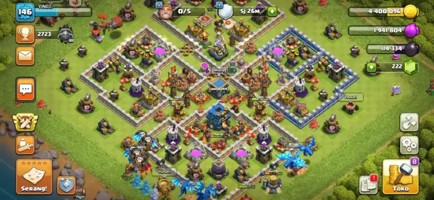 Jual akun coc th 12