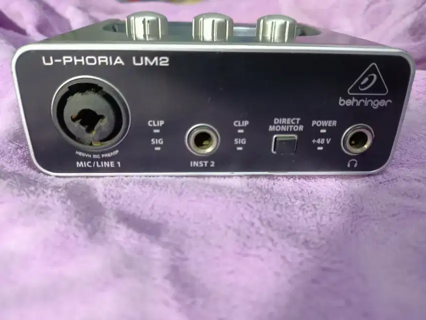Soundcard / Audio Interface Merk BEHRINGER Tipe U-PHORIA UM2 Hrg 560rb