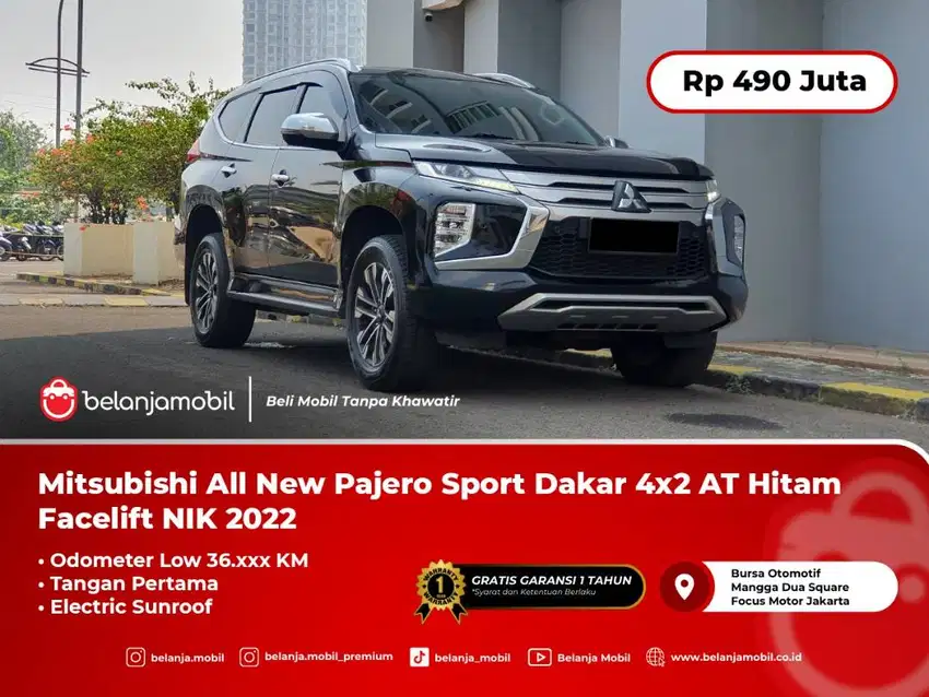 [SUNROOF] Mitsubishi All New Pajero Sport Dakar 4x2 AT NIK 2022