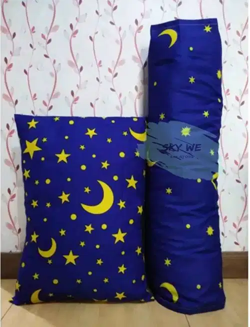 Sarung Bantal Dan Guling 1 Set Motif Dan Karakter - TERMURAH