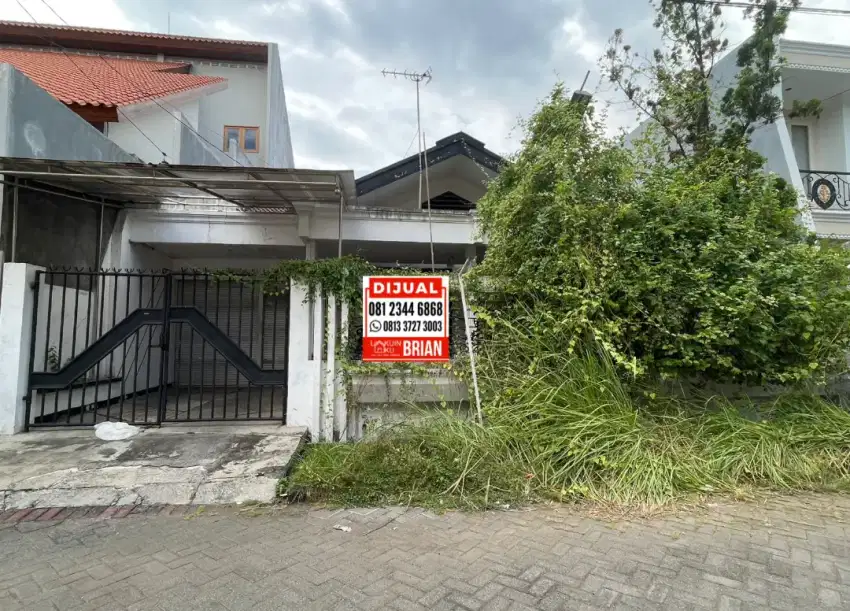 Dijual Rumah Lama Hitung Tanah Klampis,Manyar,Wisma Permai,Jawa Timur