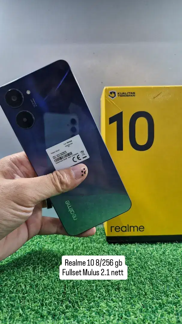 REALME 10 8/256 GB SECOND / BEKAS FULLSET