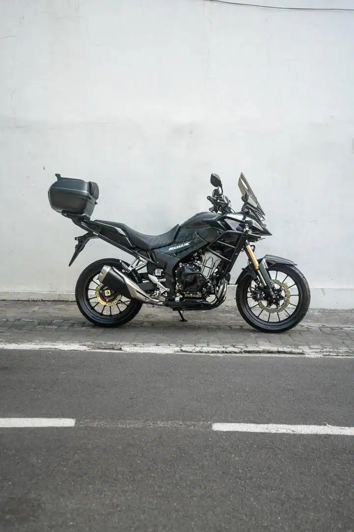 Moge LOW ODO Honda CB500X Facelift Black Matte NIK. 2023 Mulus Ganteng