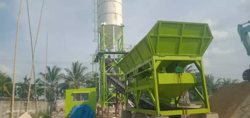 Concrete batcing plant 60m³ dengan 1unit silo