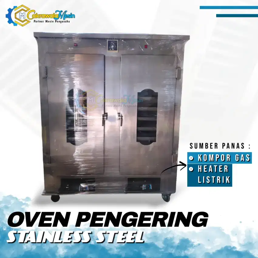 Mesin Oven Pengering Gas dan Listrik Serbaguna