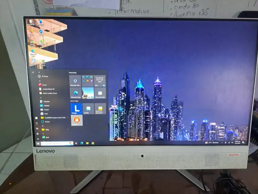 PC All in one Lenovo iskylake deacentre aio 510 23ISH 08ID core i7