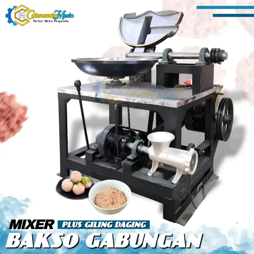 Mesin Mixer Bakso Gabungan (Mesin Selep Bakso)