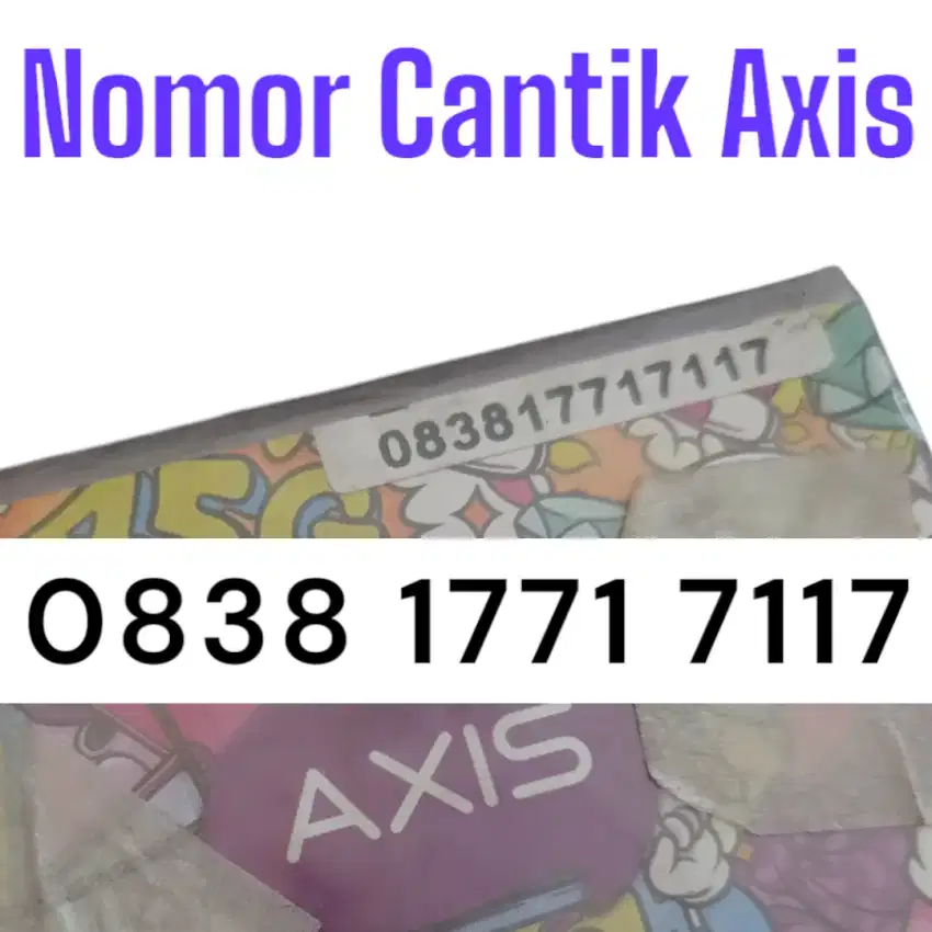 KARTU PERDANA NOMOR CANTIK AXIS 1771 7117