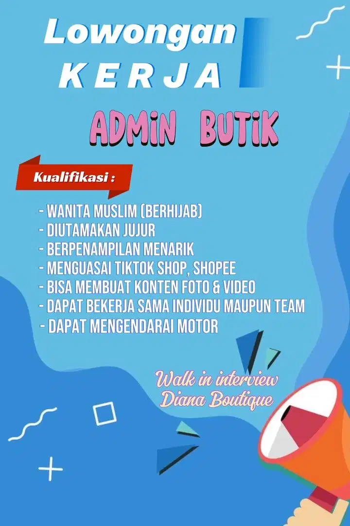 Admin butik event