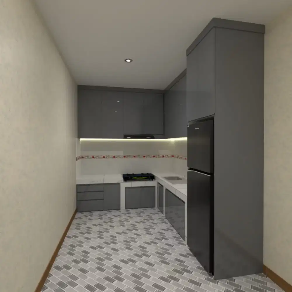 Lemari pakaian , Kitchen set , Partisi , Backdrop Tv