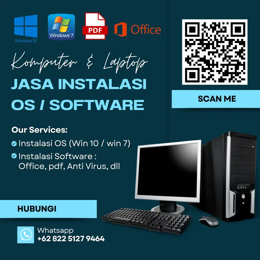 Jasa Instalasi PC / Laptop / Notebook