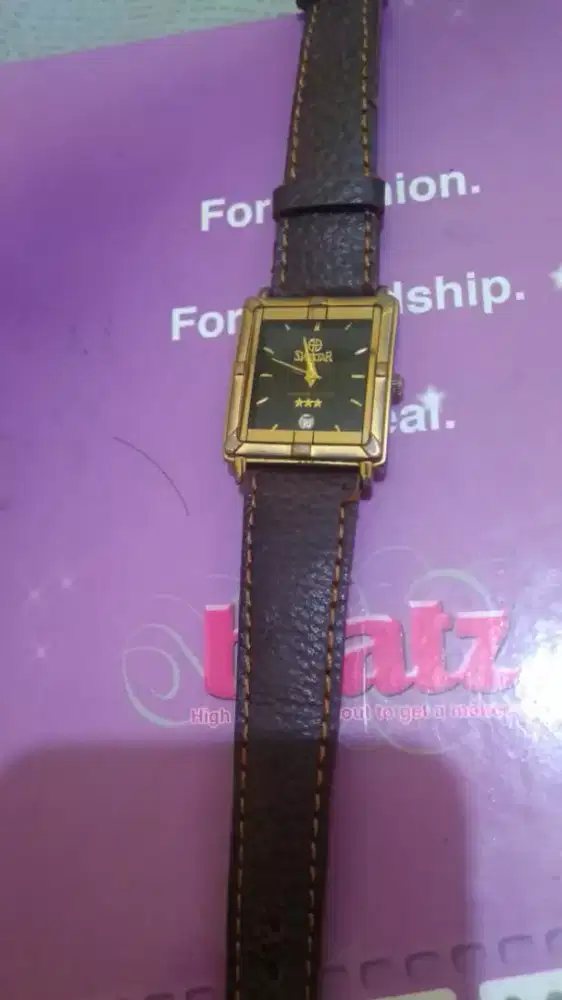 Jam Tangan Swistar Quartz kaca Shapire Original Swiss Made