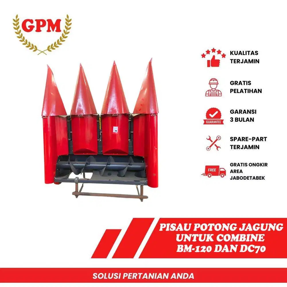 Kepala Mesin Combine untuk Panen Jagung Bimo 102 dan Kubota DC70