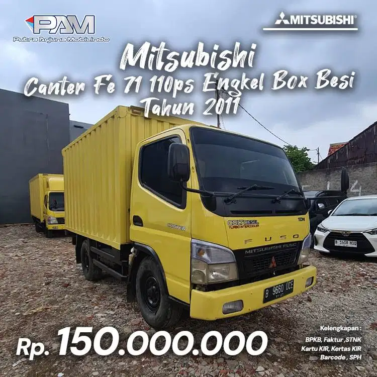 Mitsubishi Canter FE 71 110PS Engkel Short Box Besi Standar 2012