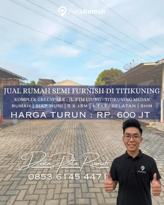 Jual Rumah 1 Tingkat Semi Furnish Di Daerah Titikuning