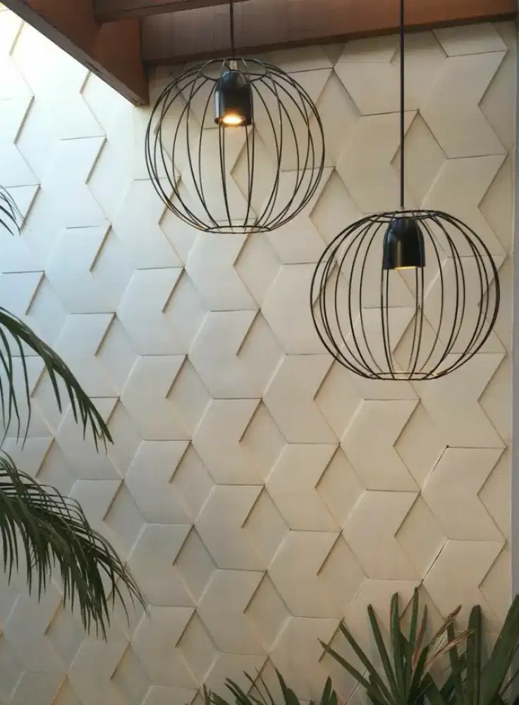 Wall panel 3d beton ukuran 40x40cm