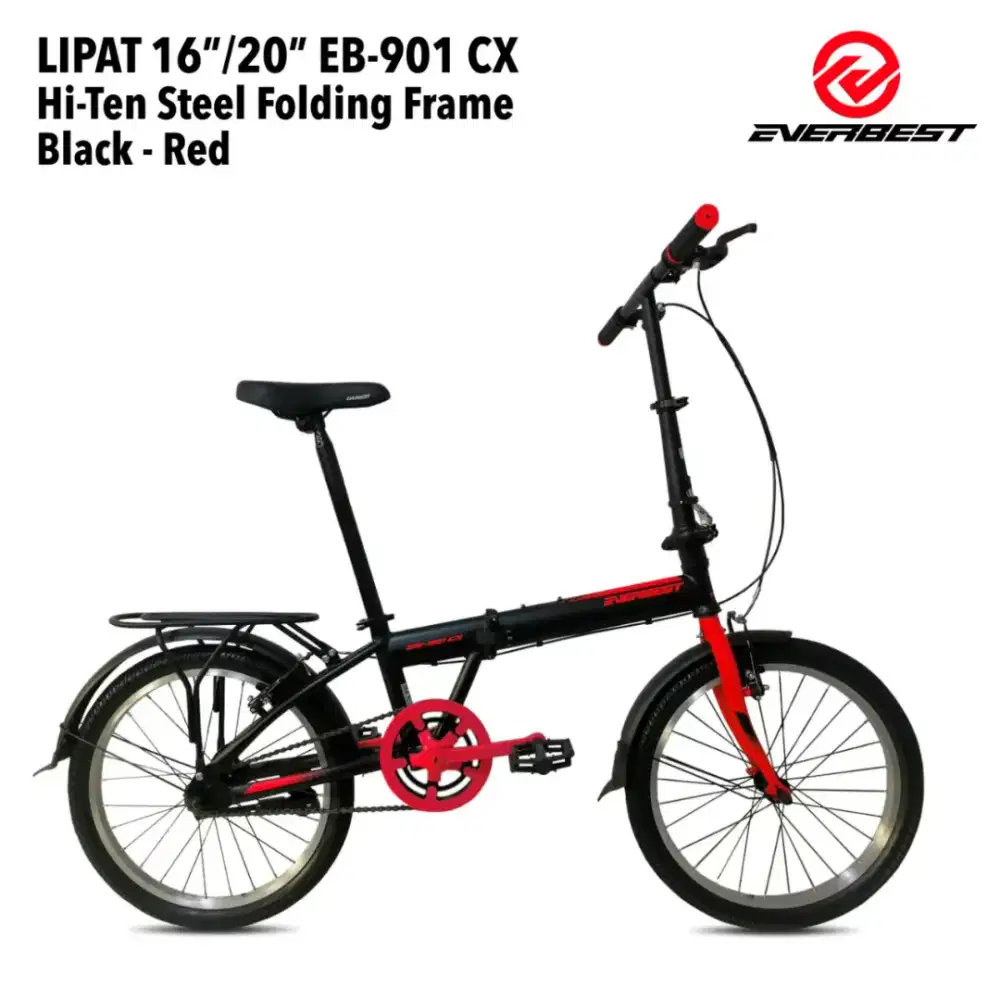 Sepeda Lipat 20 EVERBEST EB 901 CX (1 Sp V-brake)