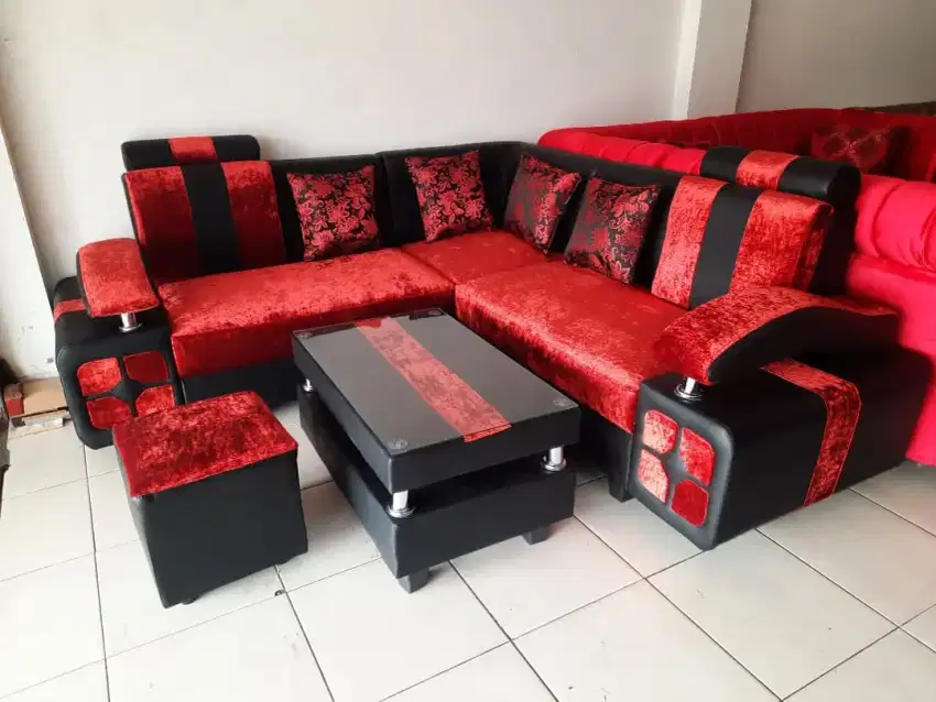 Sofa sudut minimalis