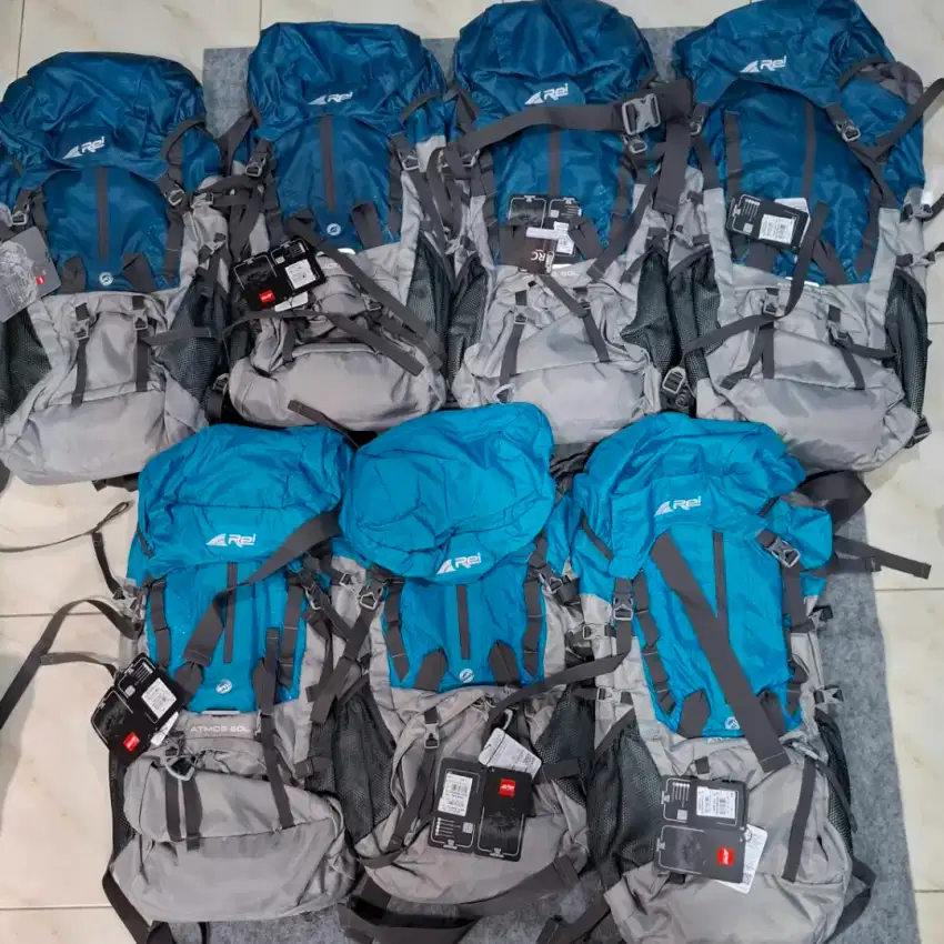 Tas gunung arei atmos 60L promo diskon carrier