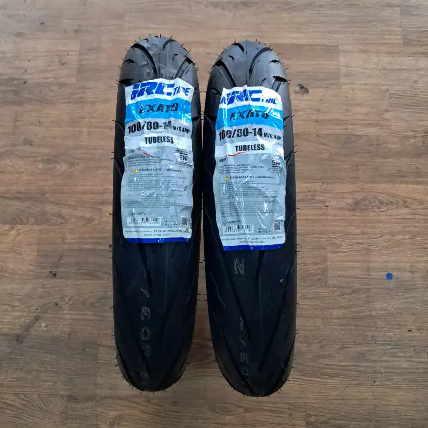1PCS IRC EXATO NR88 TL 100/80 -14 M/C 48P