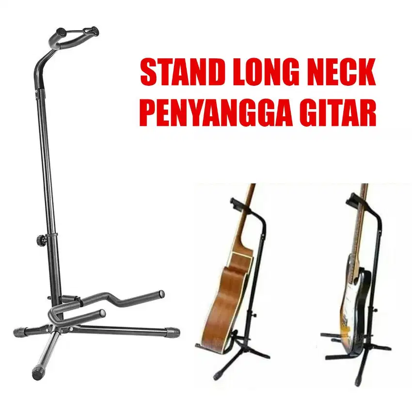 Stand Gitar Lipat Universal (Gitar Akustik / Elektrik & Gitar Bass)