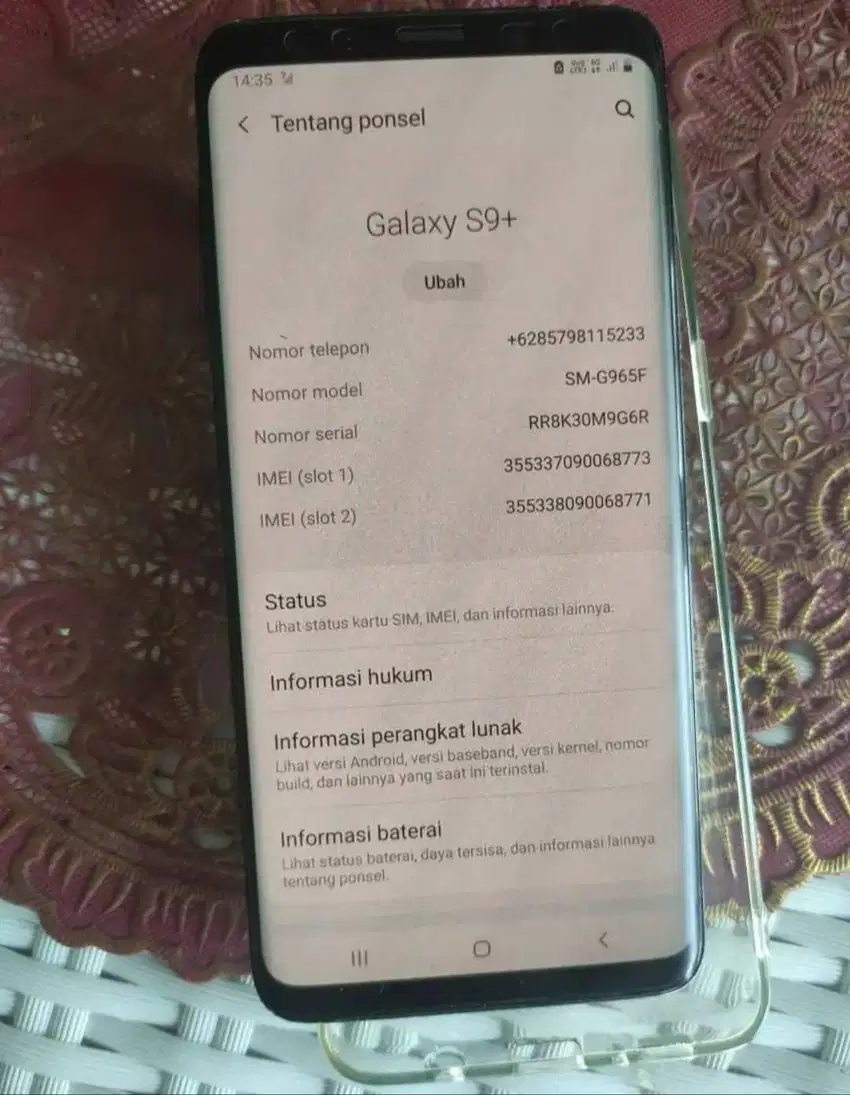 Samsung S9 plus resmi indo