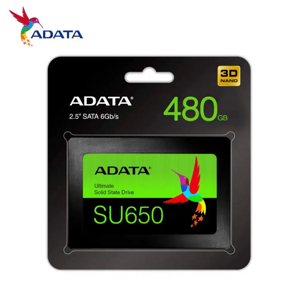 SSD ADATA SU650 Ultimate 480GB SATA III 6Gbps Garansi Resmi 3 Tahun