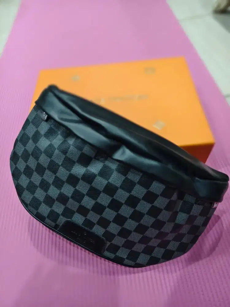 Waist Bag keren motif kotak2