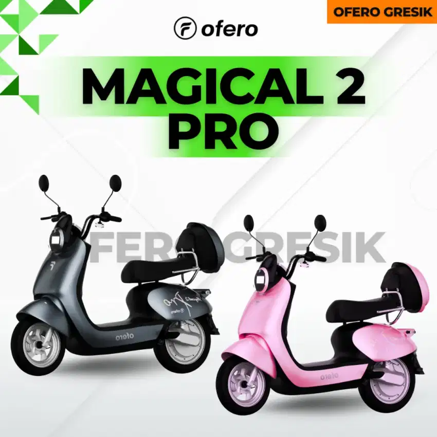 SEPEDA LISTRIK OFERO MAGICAL 2PRO -BIKE/SPEED 42KM POWER 600W