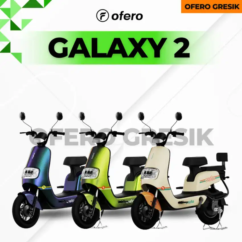 SEPEDA LISTRIK OFERO GALAXY 2 LEAD ACID -BIKE/SPEED 40KM POWER 500W