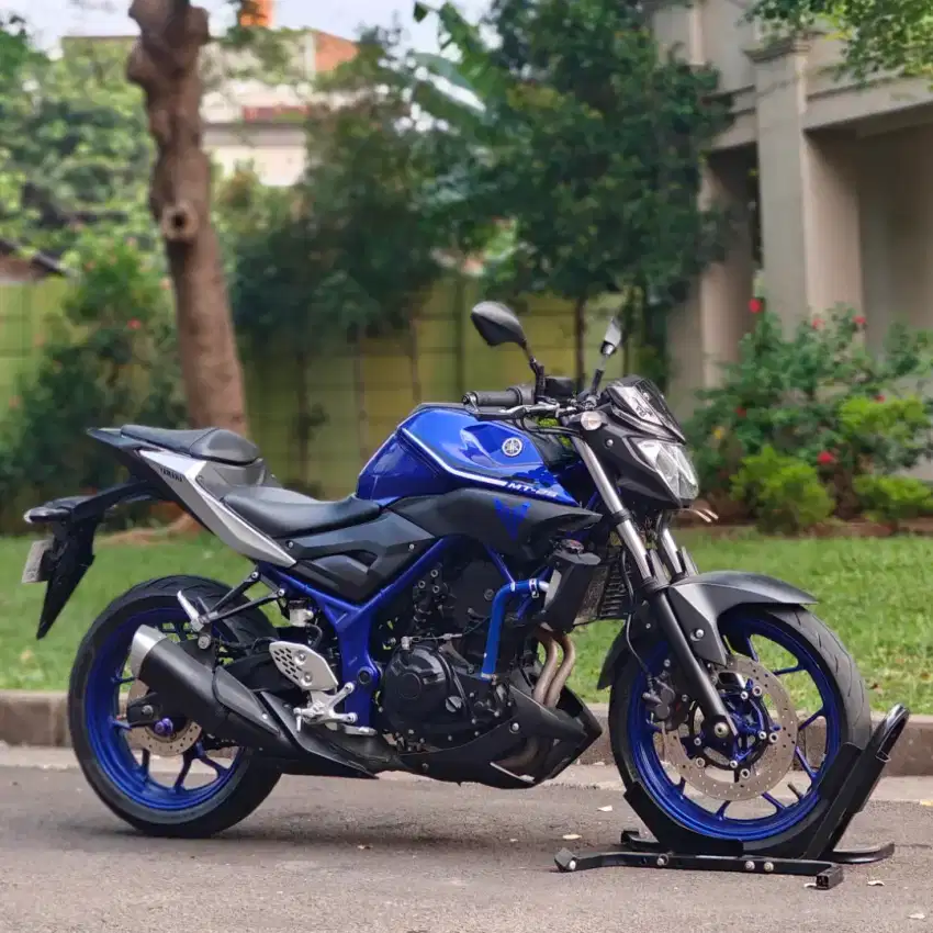 YAMAHA MT25 NIK 2017 BIRU PAJAK ON PANJANG