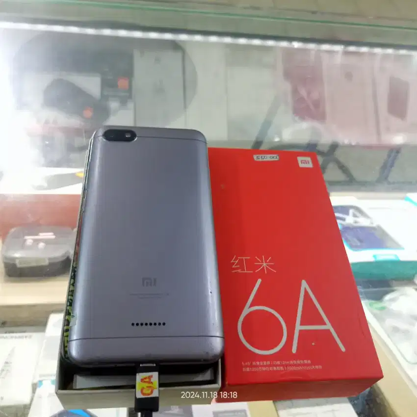 Redmi 6A 2/16 BEKAS fullset normal bisa Tukar Tambah